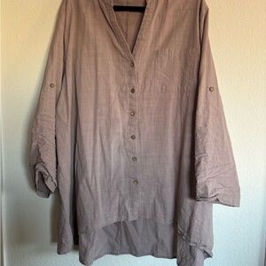 Linen Button-Up Tunic
